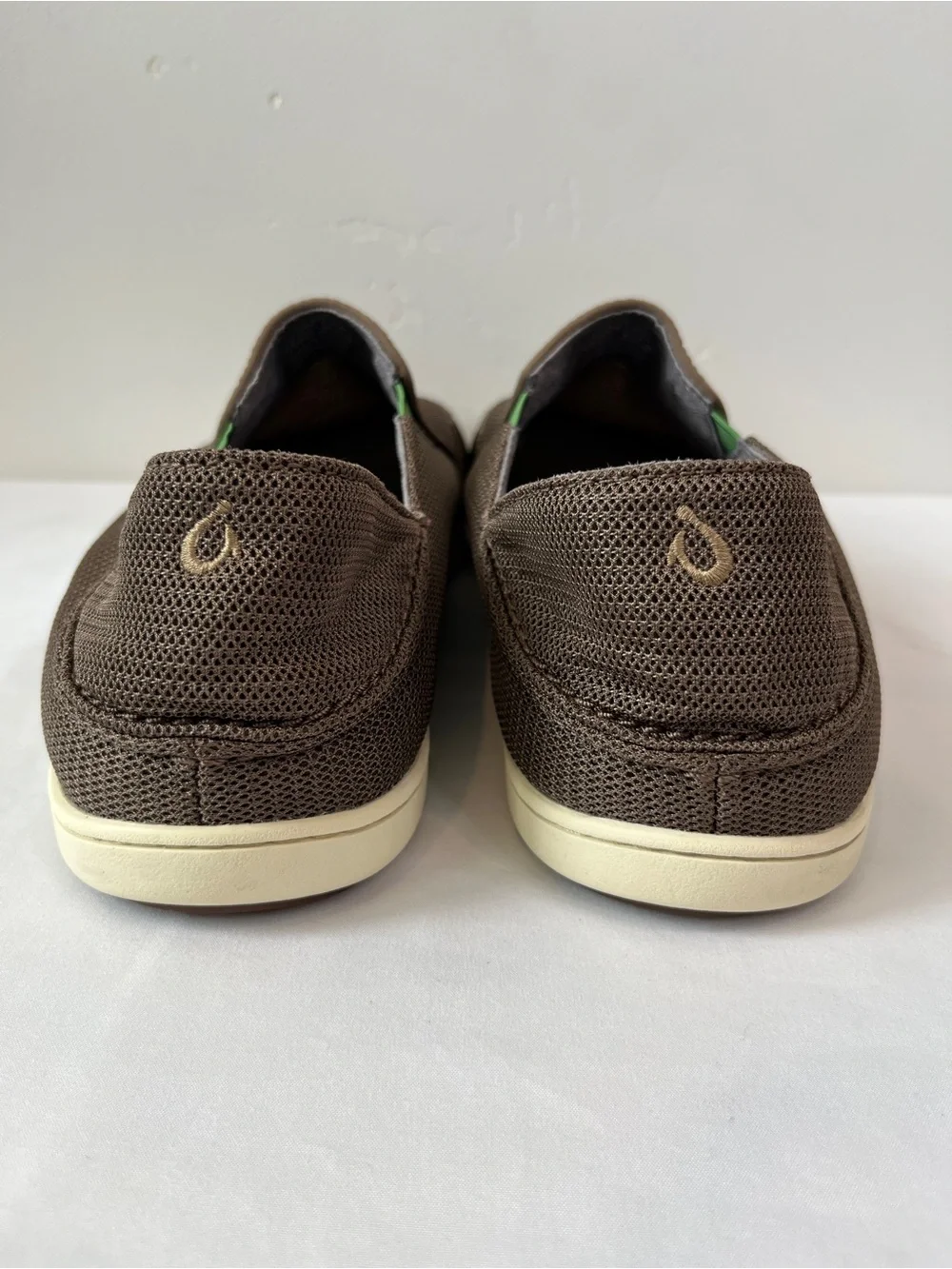 OluKai Nohea Mesh Slip On Shoes Mustang Lime Peel Men’s Size 13